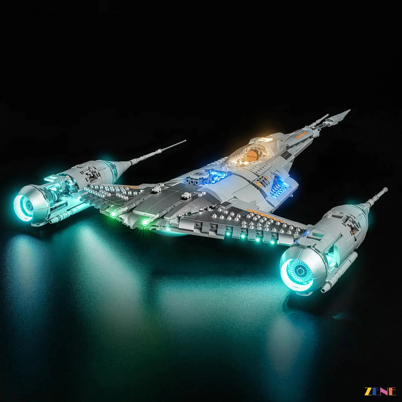 zene bricks Light Kit for The Mandalorian's N-1 Starfighter #75442