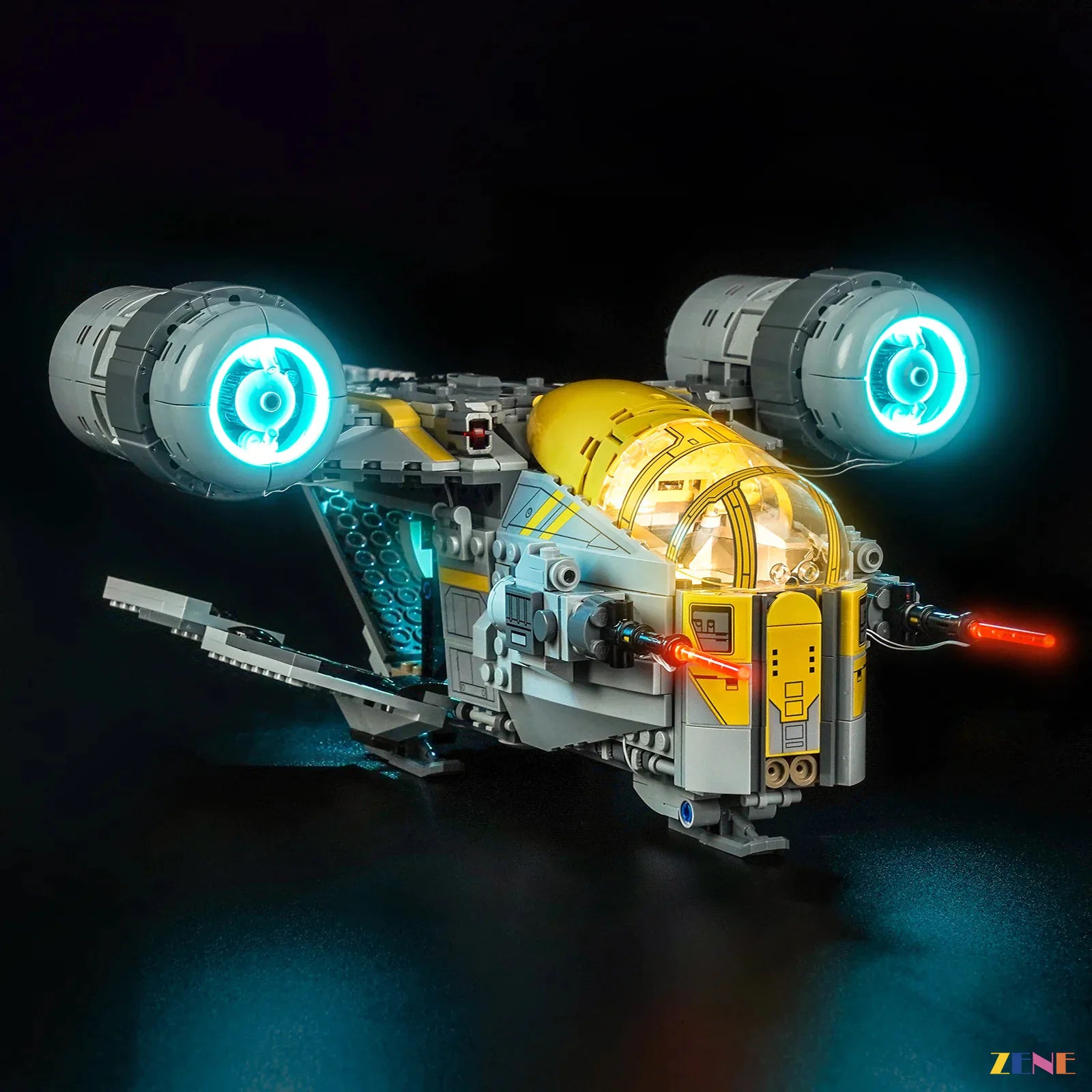 zene bricks Light Kit for The Razor Crest #75447