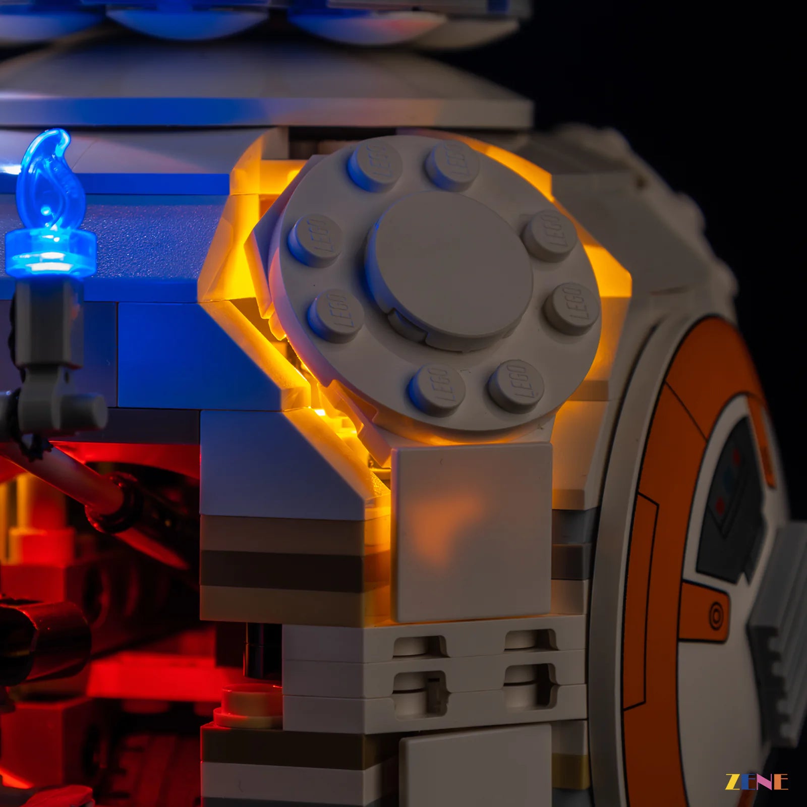 zene bricks LEGO BB8 Astromech Droid Light Kit for #75452