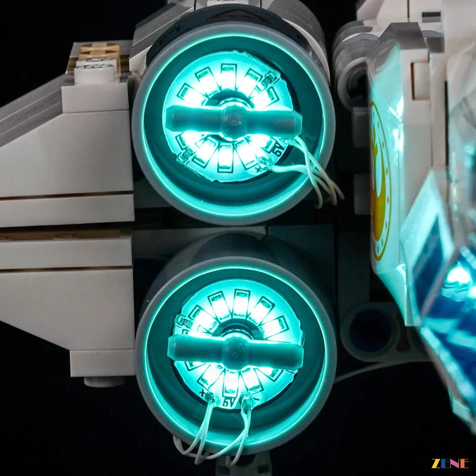 zene bricks Light Kit for New Republic X-Wing Starfighter #75460