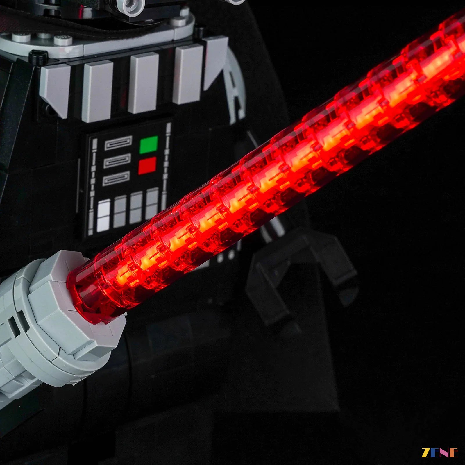 zene bricks Light Kit for Up-Scaled Darth Vader Minifigure #75461