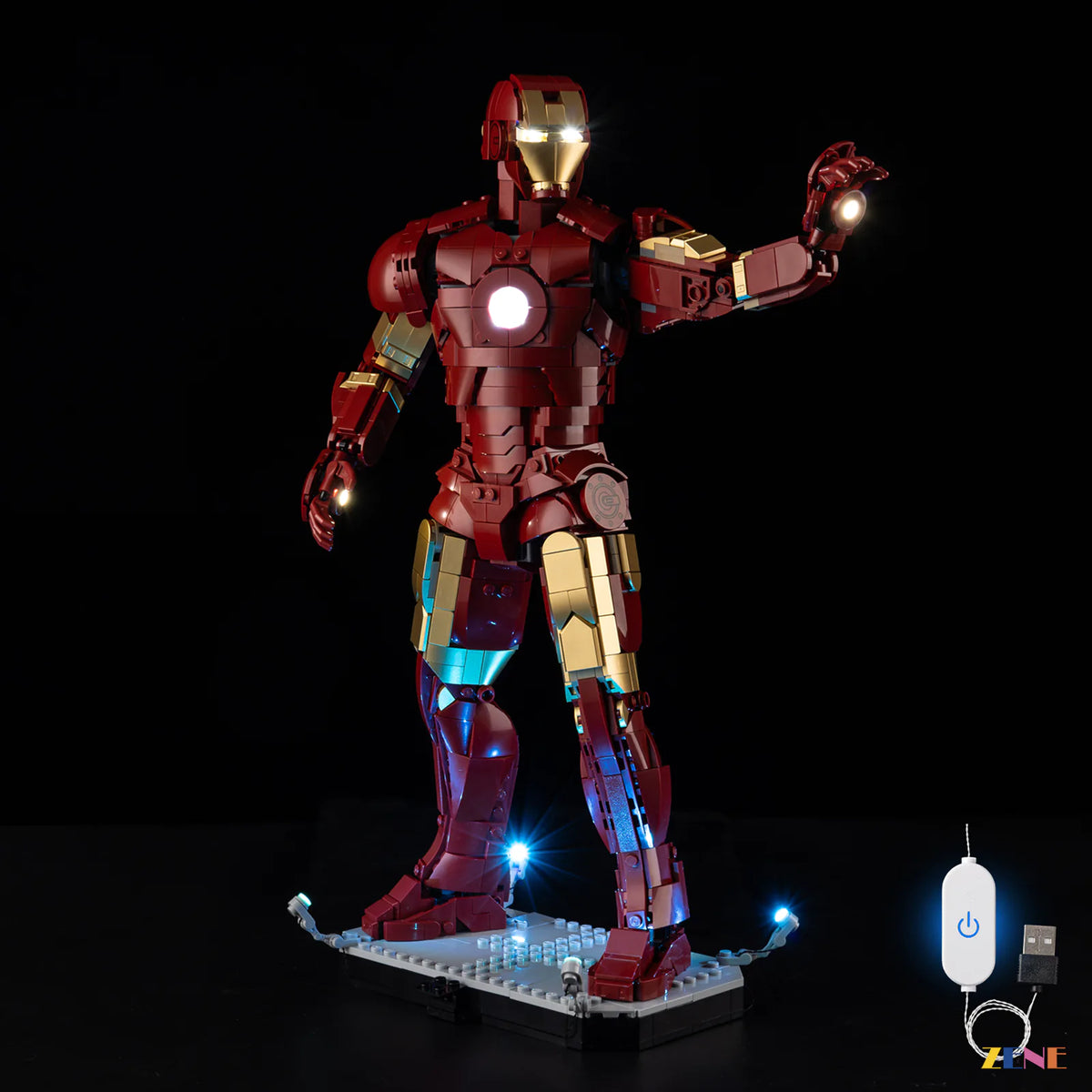LEGO Iron Man Mark 3 Collectors' Edition Light Kit for #76344
