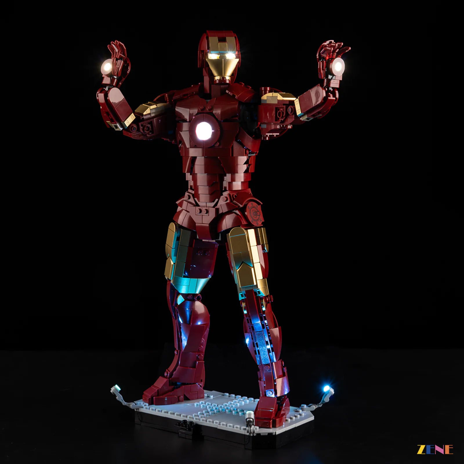 zene bricks LEGO Iron Man Mark 3 Collectors' Edition Light Kit for #76344