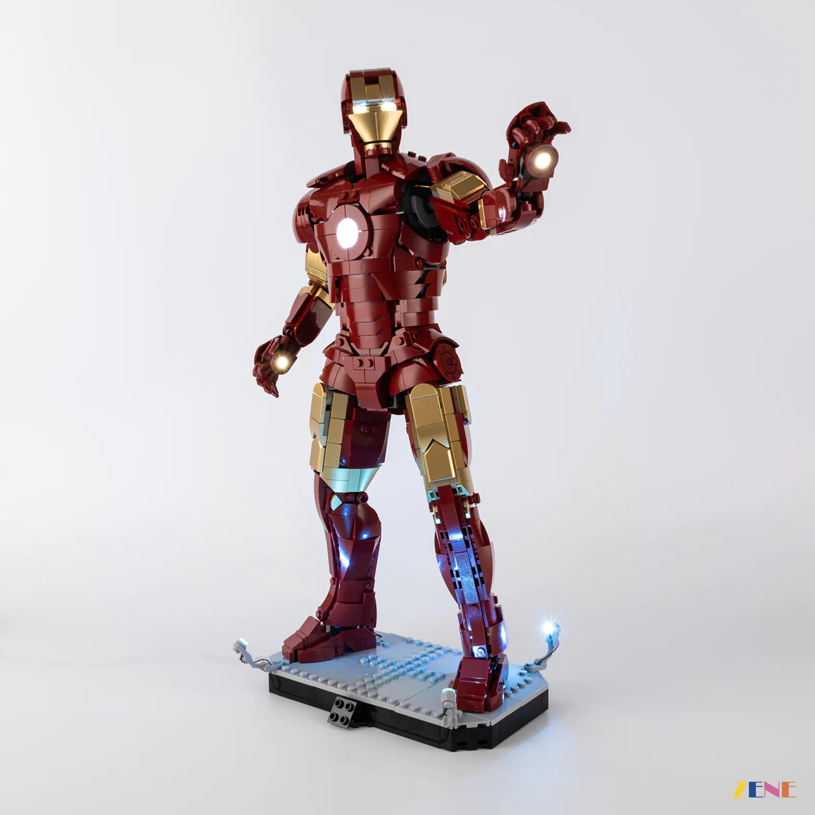 zene bricks LEGO Iron Man Mark 3 Collectors' Edition Light Kit for #76344