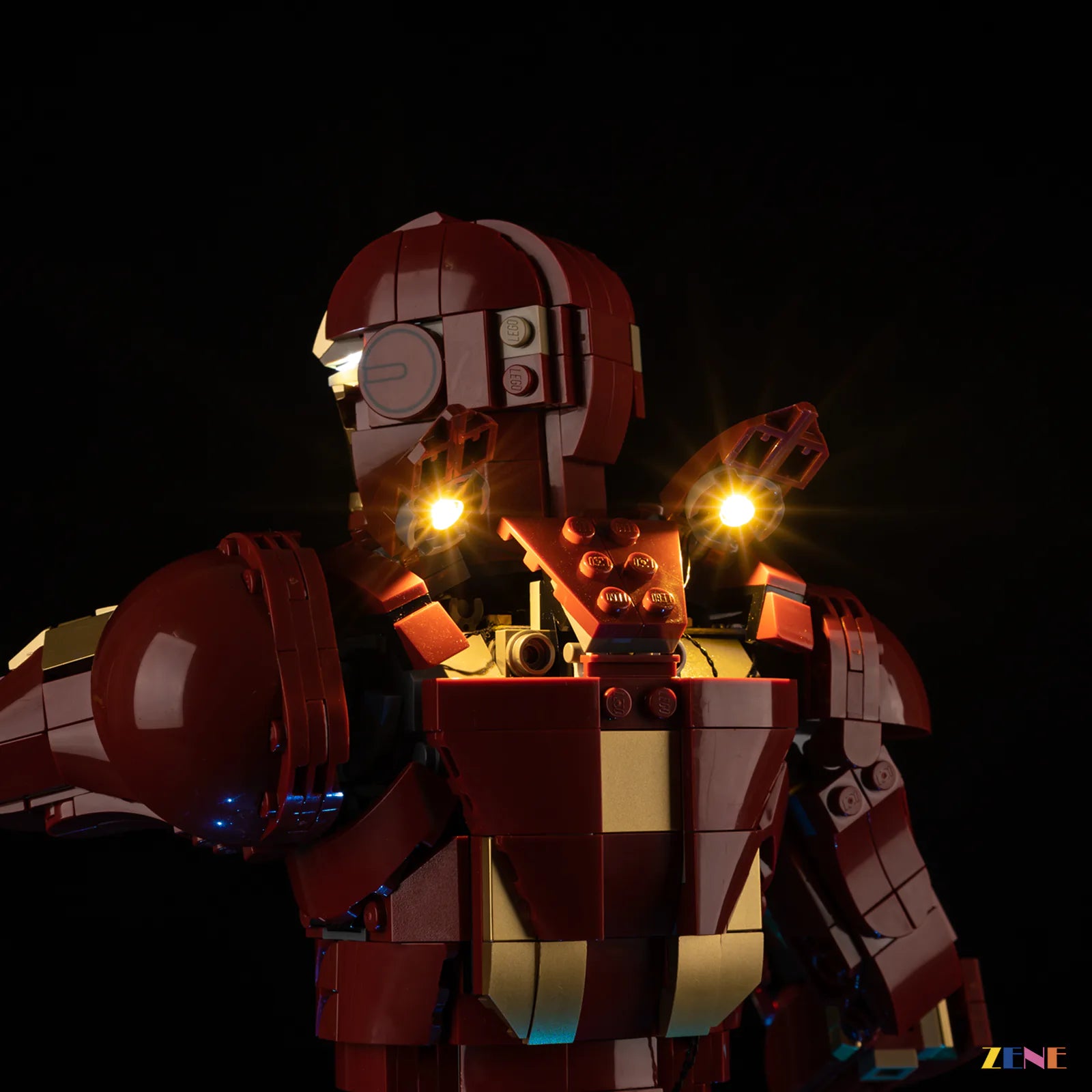 zene bricks LEGO Iron Man Mark 3 Collectors' Edition Light Kit for #76344