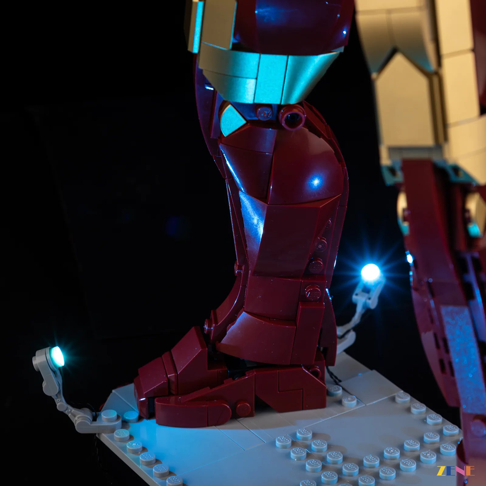 zene bricks LEGO Iron Man Mark 3 Collectors' Edition Light Kit for #76344