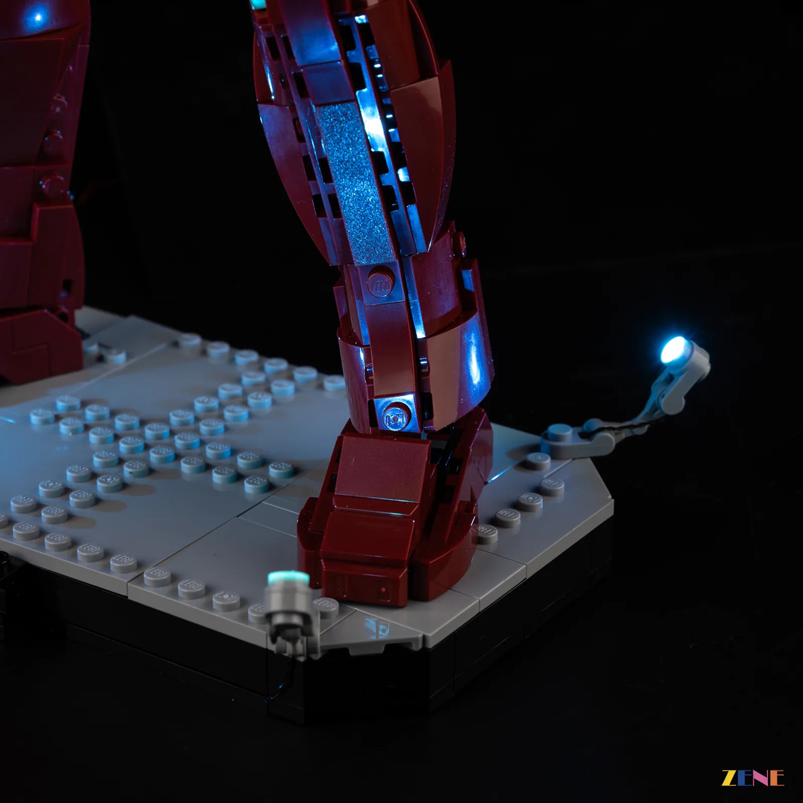 zene bricks LEGO Iron Man Mark 3 Collectors' Edition Light Kit for #76344