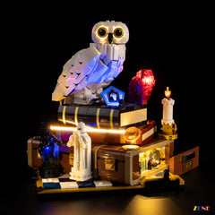magical stone collection display glow - ZENE Bricks Light Kit for LEGO® Sorcerer's Stone Collectors' Edition #76466 Ver.2