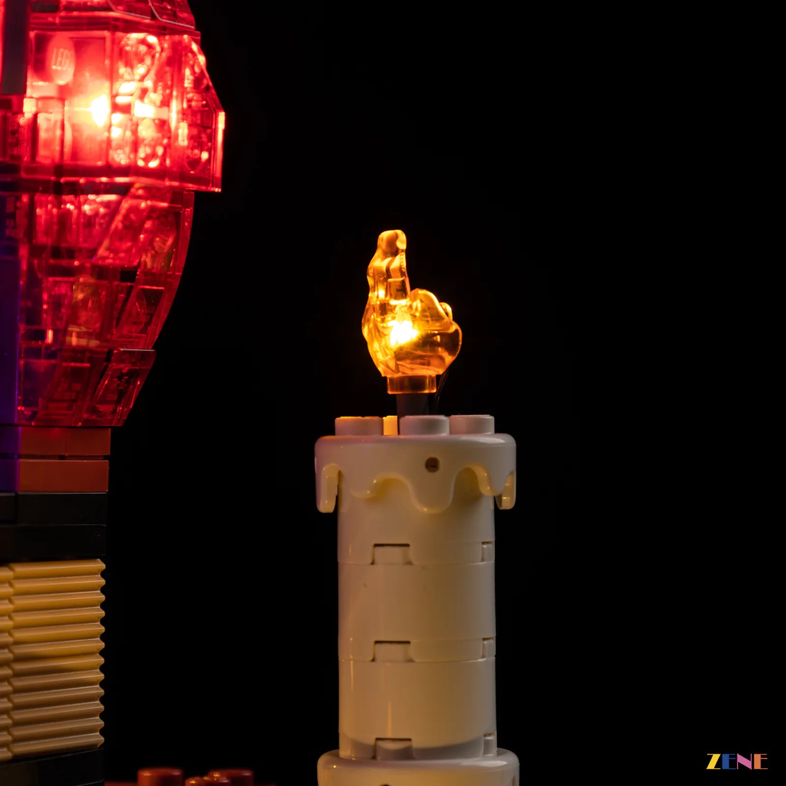 wizarding world display depth effect - ZENE Bricks Light Kit for LEGO® Sorcerer's Stone Collectors' Edition #76466 Ver.2