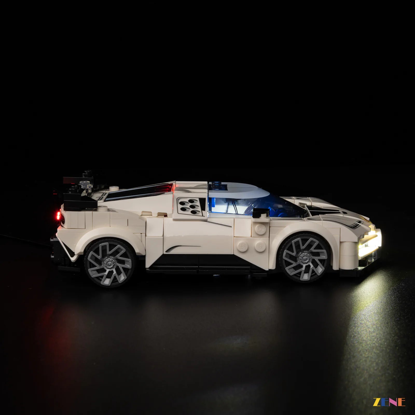 zene bricks LEGO Bugatti Centodieci Hyper Sports Car Light Kit for #77240