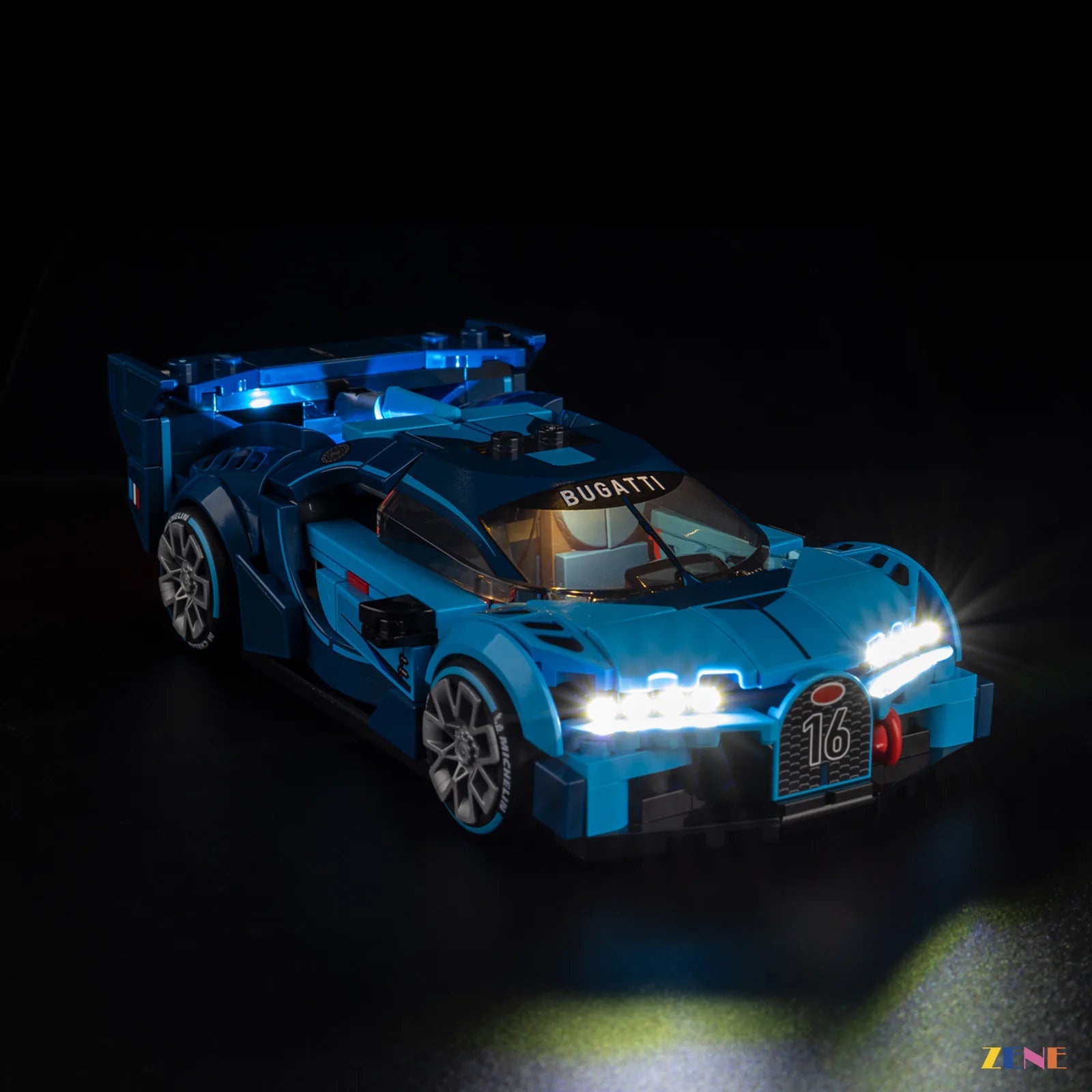 zene bricks LEGO Bugatti Vision GT Hyper Sports Car Light Kit for #77253