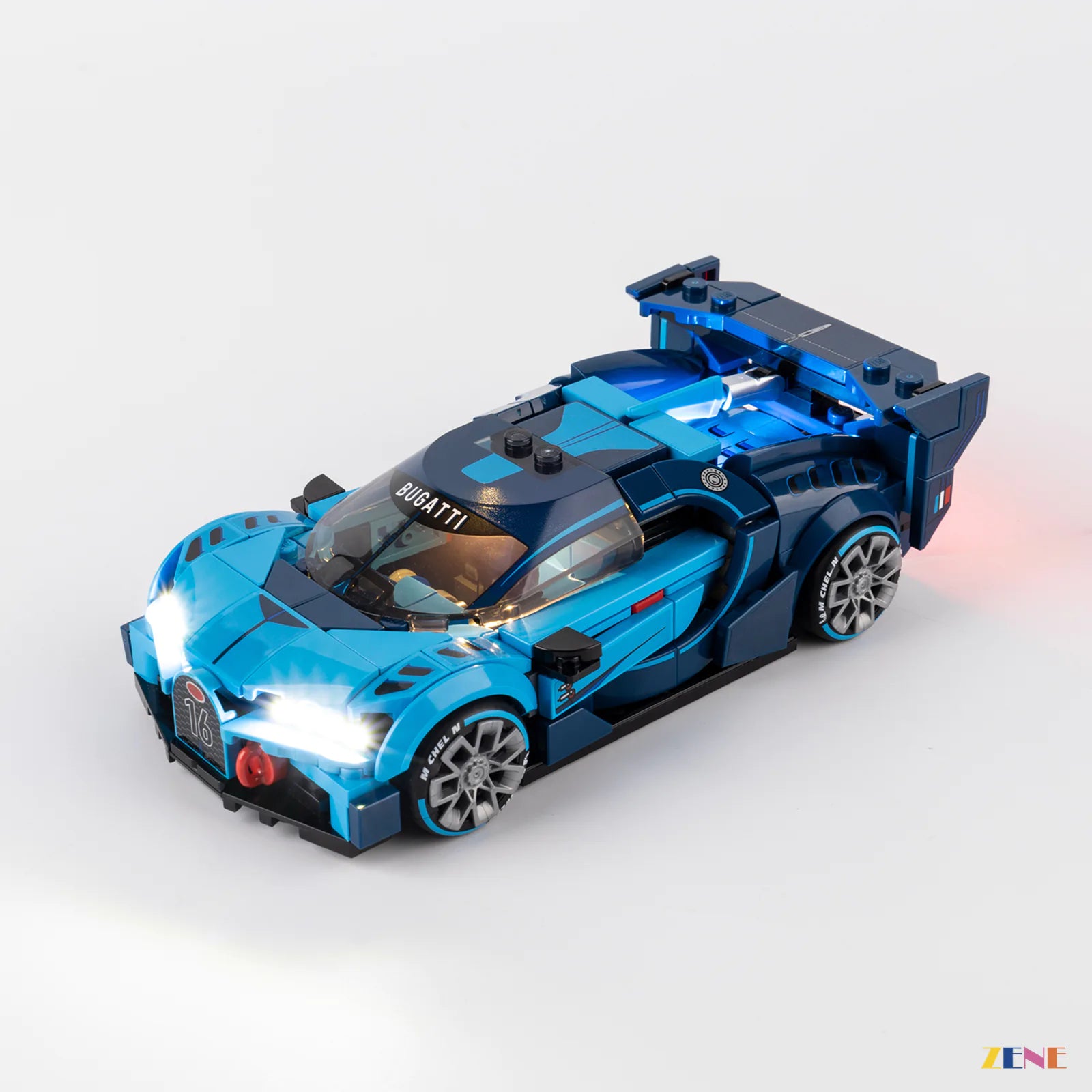 zene bricks LEGO Bugatti Vision GT Hyper Sports Car Light Kit for #77253