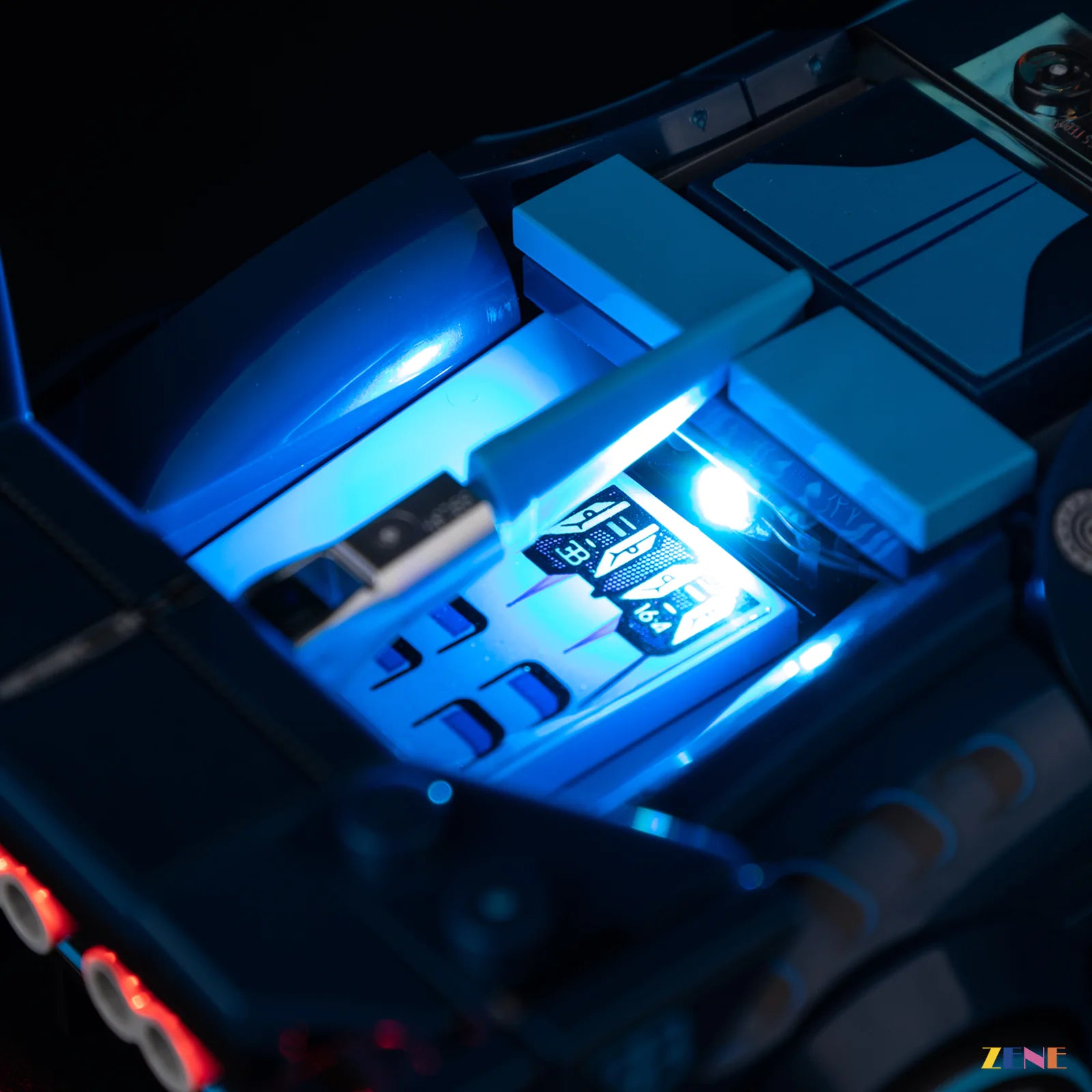 zene bricks LEGO Bugatti Vision GT Hyper Sports Car Light Kit for #77253