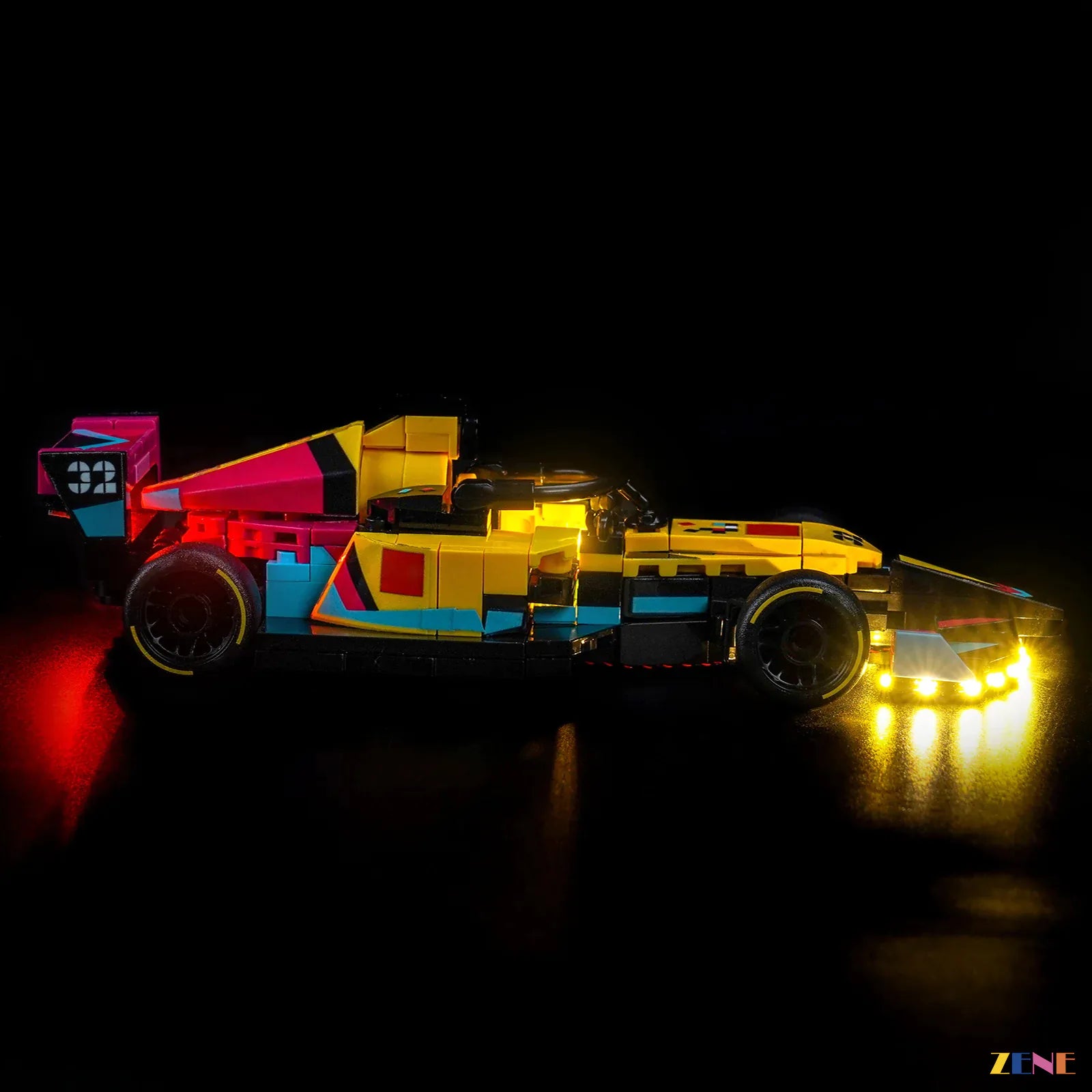 zene bricks LEGO F1 ACADEMY LEGO Race Car Light Kit for #77258