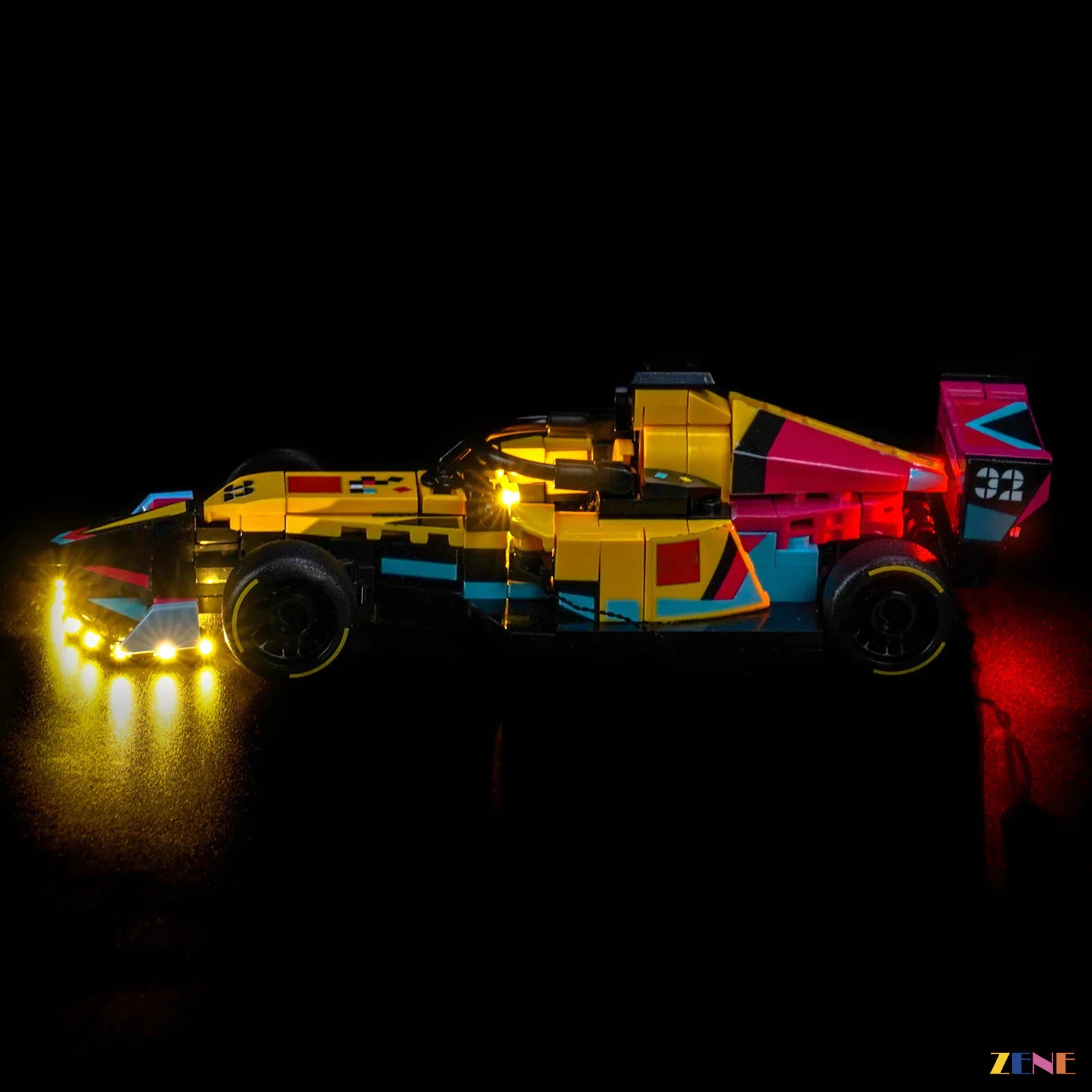 zene bricks LEGO F1 ACADEMY LEGO Race Car Light Kit for #77258