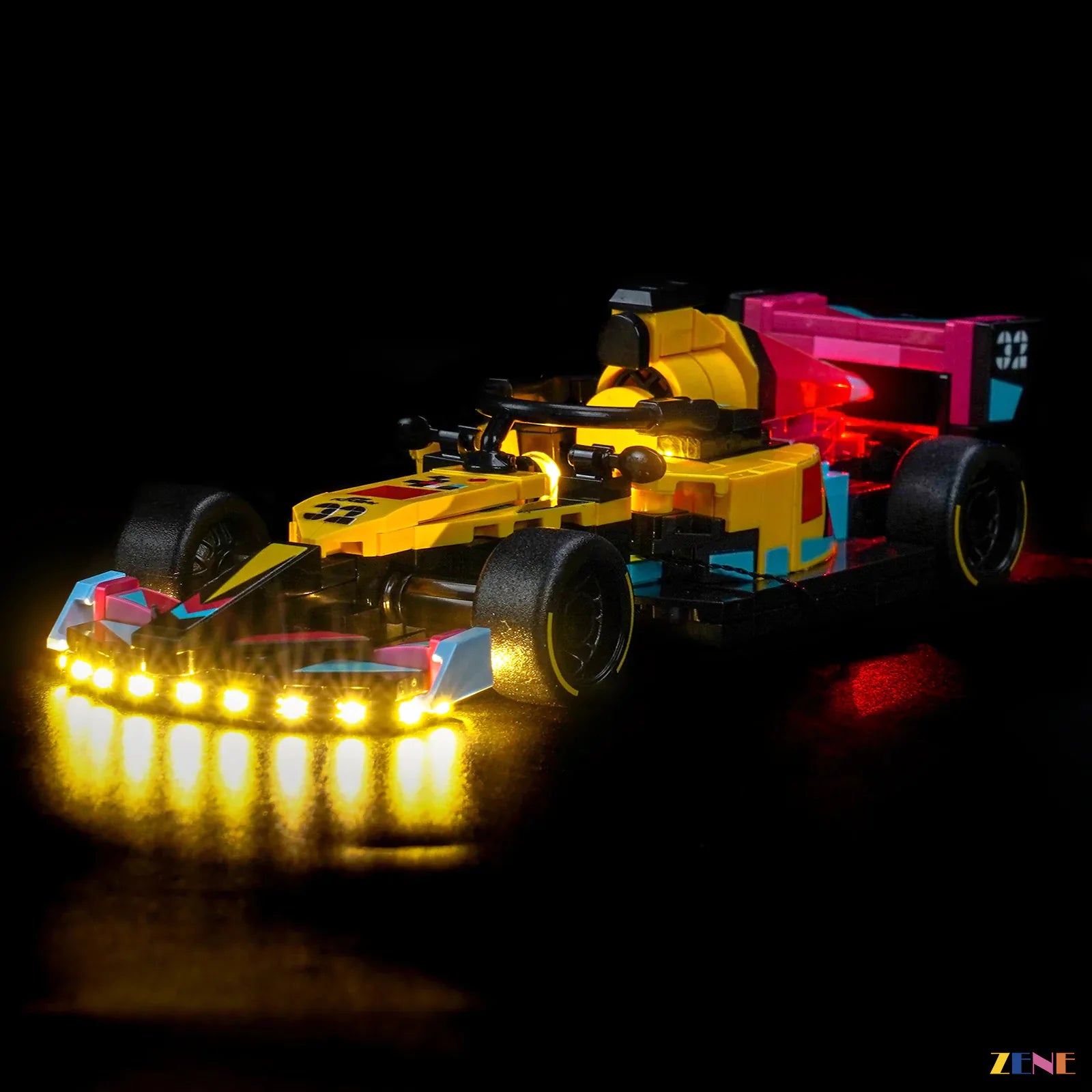 zene bricks LEGO F1 ACADEMY LEGO Race Car Light Kit for #77258