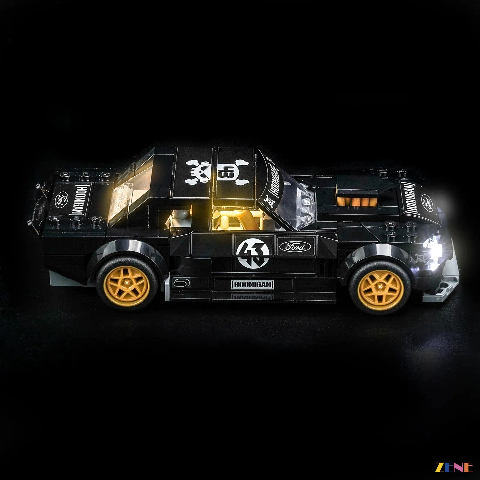 zene bricks Light Kit for Ken Block's '65 Ford Mustang Hoonicorn V1 #77262