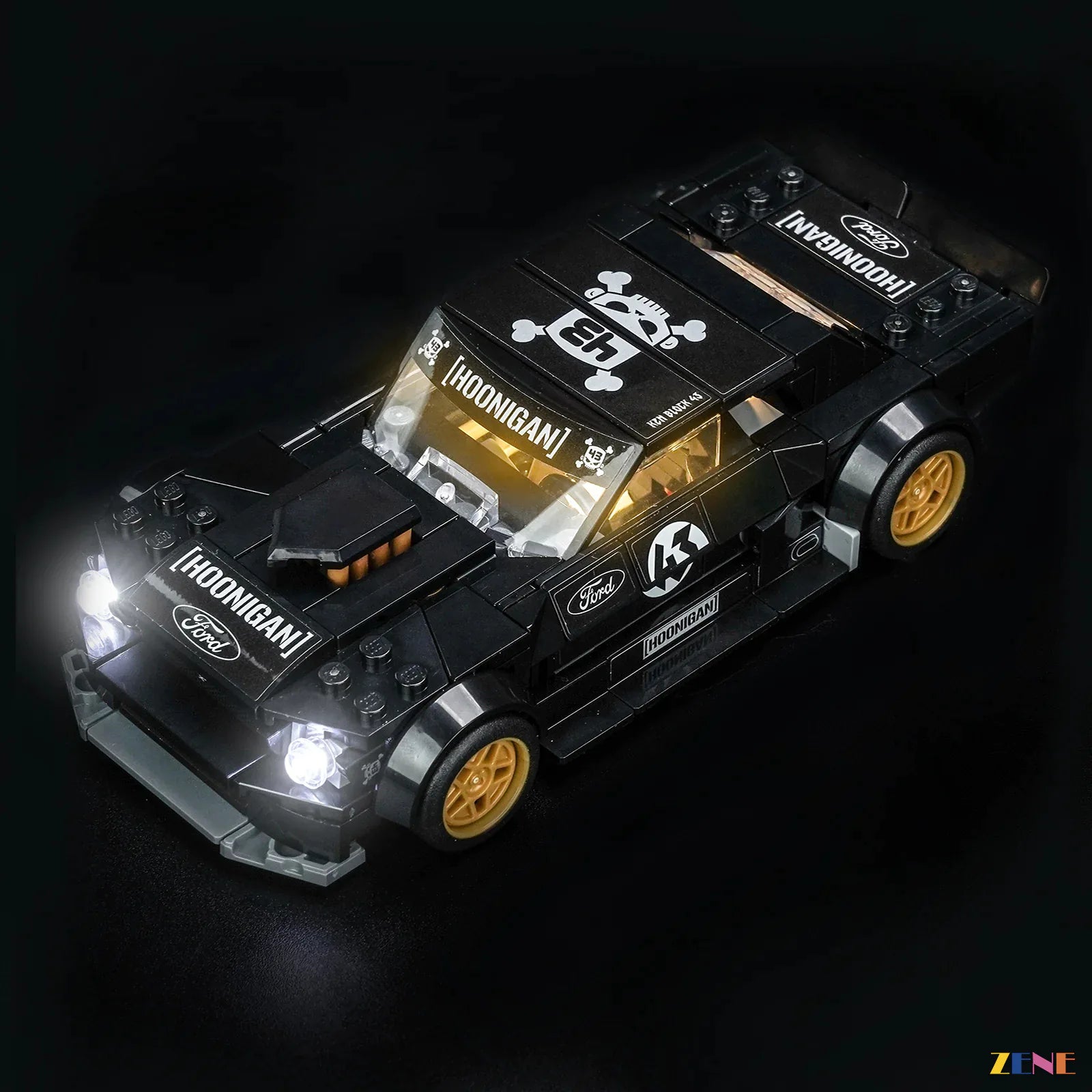 zene bricks Light Kit for Ken Block's '65 Ford Mustang Hoonicorn V1 #77262