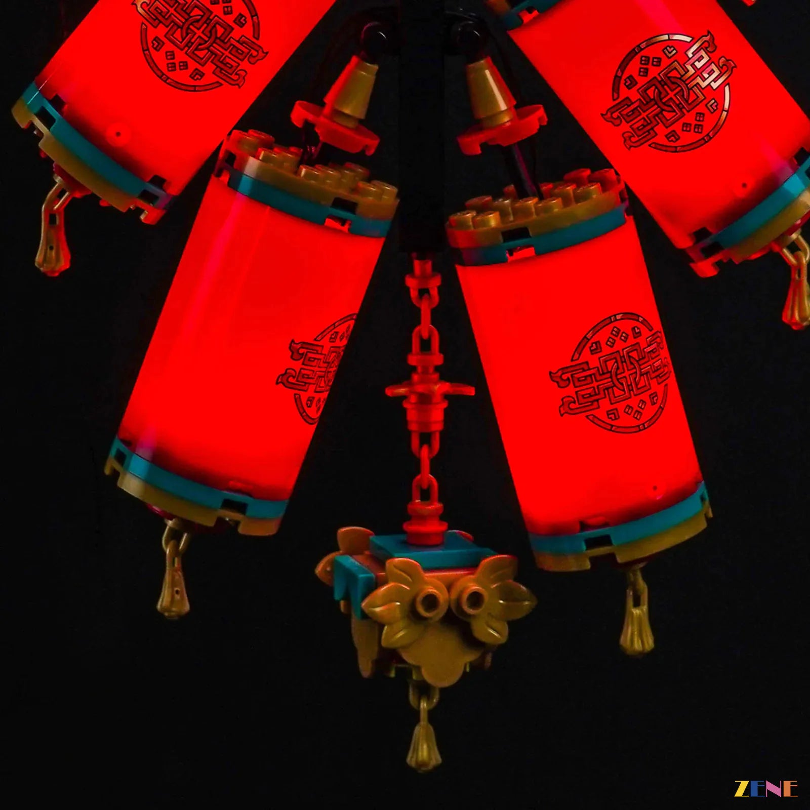 zene bricks LEGO Fortune Firecracker Light Kit for #80118