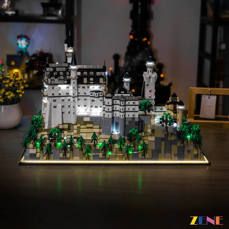 zene bricks Light Kit for LEGO Neuschwanstein Castle #21063