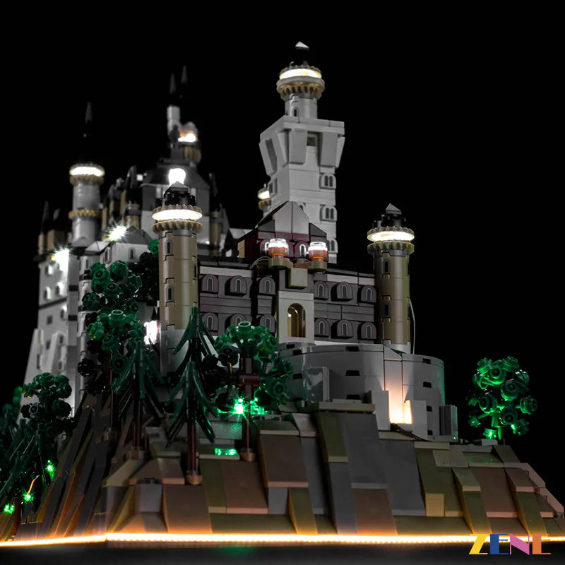 zene bricks Light Kit for LEGO Neuschwanstein Castle #21063