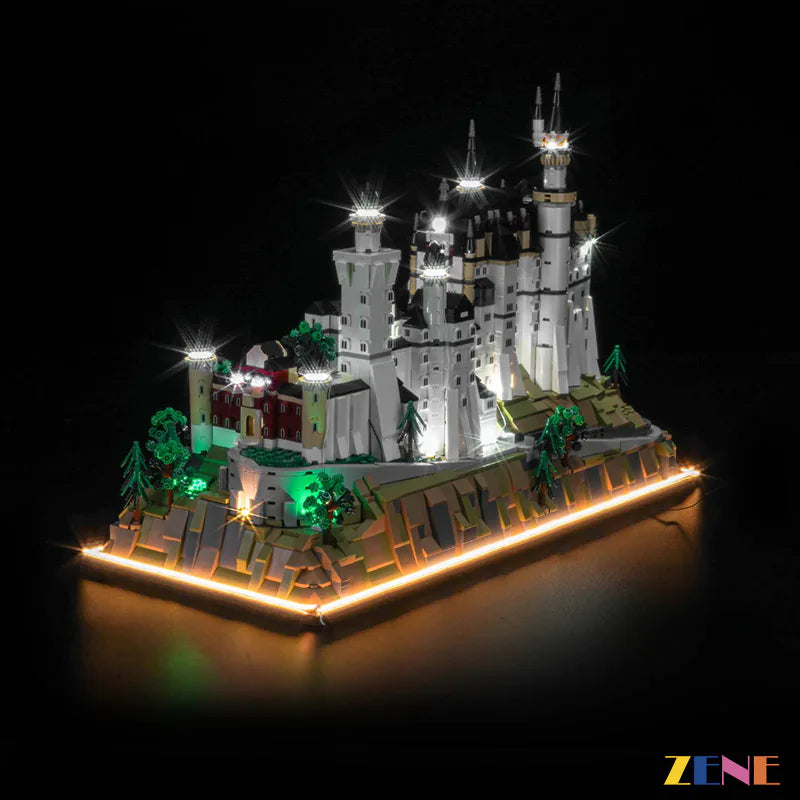 zene bricks Light Kit for LEGO Neuschwanstein Castle #21063