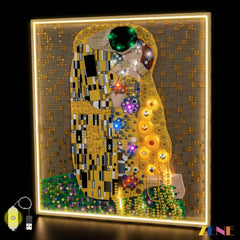 ZENE Bricks Light Kit for LEGO Art Gustav Klimt - The Kiss #31221