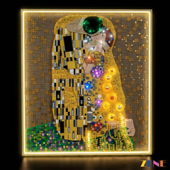 ZENE Bricks Light Kit for LEGO Art Gustav Klimt - The Kiss #31221