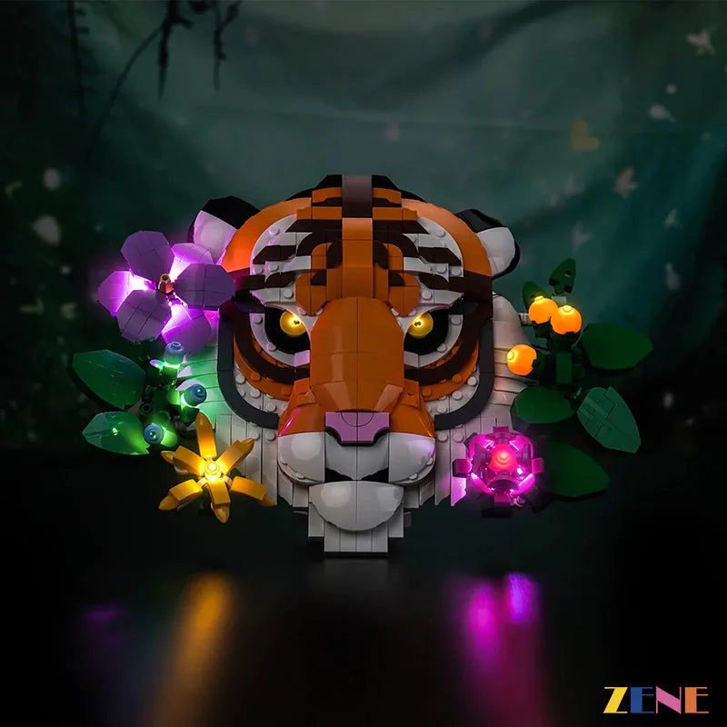 zene bricks Light Kit for LEGO Tiger - The Fauna Collection  #31217