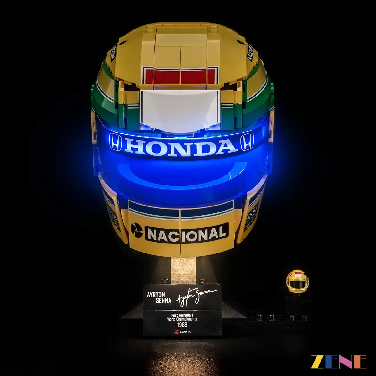 ZENE Bricks Light Kit for LEGO Ayrton Senna Helmet #43024