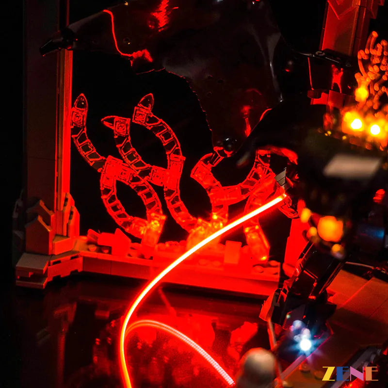 zene bricks Light Kit for LEGO Balrog Book Nook 10367