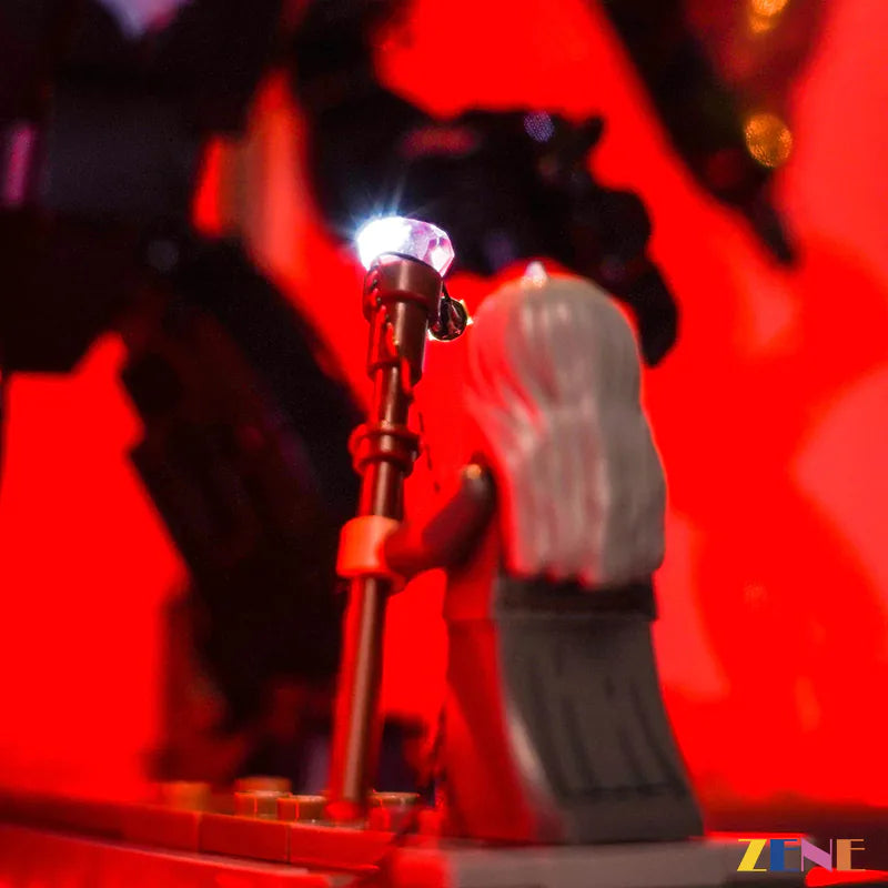 zene bricks Light Kit for LEGO Balrog Book Nook 10367