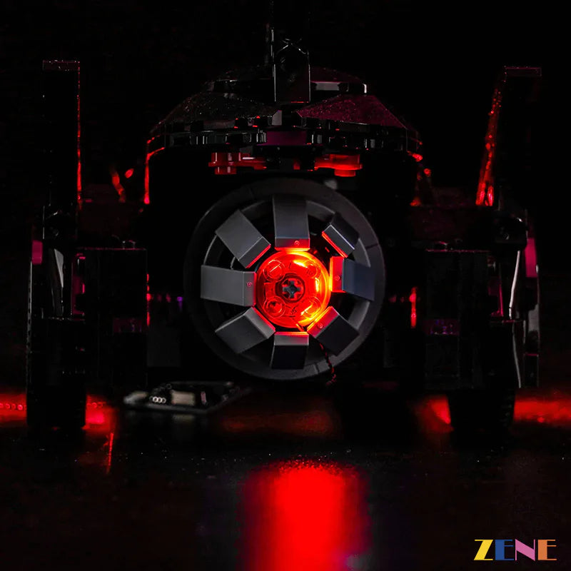zene bricks LEGO Forever Batmobile Light Kit for #76304 (Red Ver.)