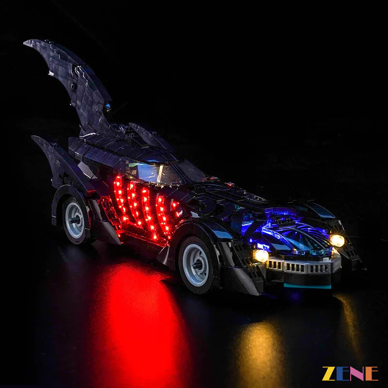 zene bricks LEGO Forever Batmobile Light Kit for #76304 (Red Ver.)