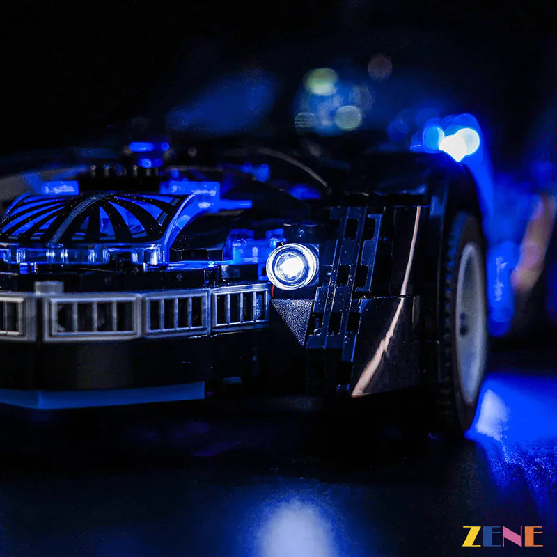 zene bricks LEGO Forever Batmobile Light Kit for #76304 (Blue Ver.)