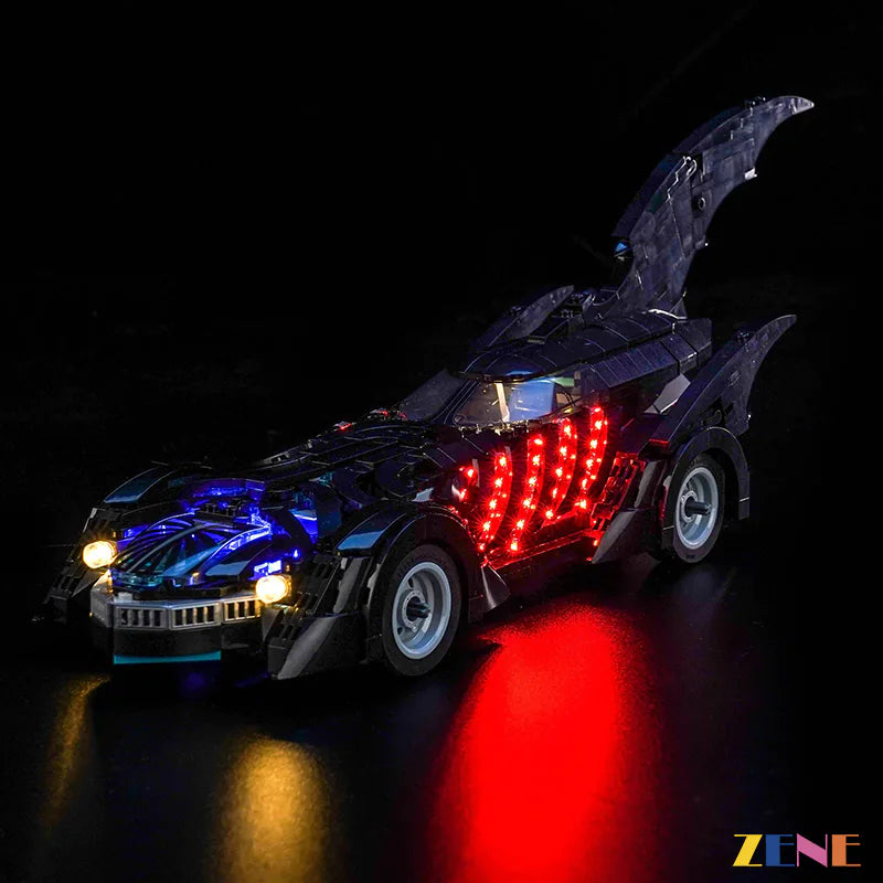 zene bricks LEGO Forever Batmobile Light Kit for #76304 (Red Ver.)
