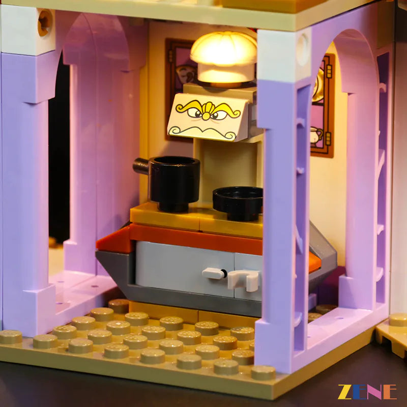 zene bricks Light Kit for LEGO Belle and the Beast's Castle #43196