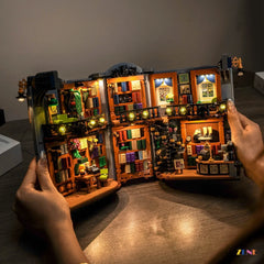 ZENE Bricks Light Kit for LEGO Icons Bookstore: Book Nook #11379