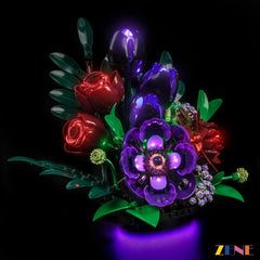 ZENE Bricks Light Kit for LEGO Botanicals Dark Flower Arrangement #11513