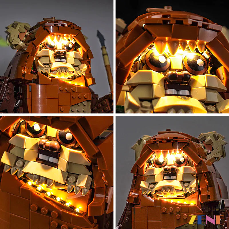 zene bricks LEGO Wicket the Ewok Light Kit for #75430