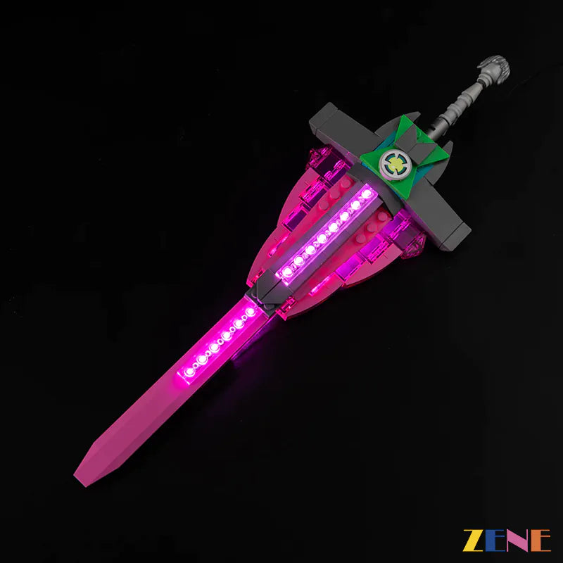 zene bricks LEGO Mecha Team Leader Light Kit for #77078