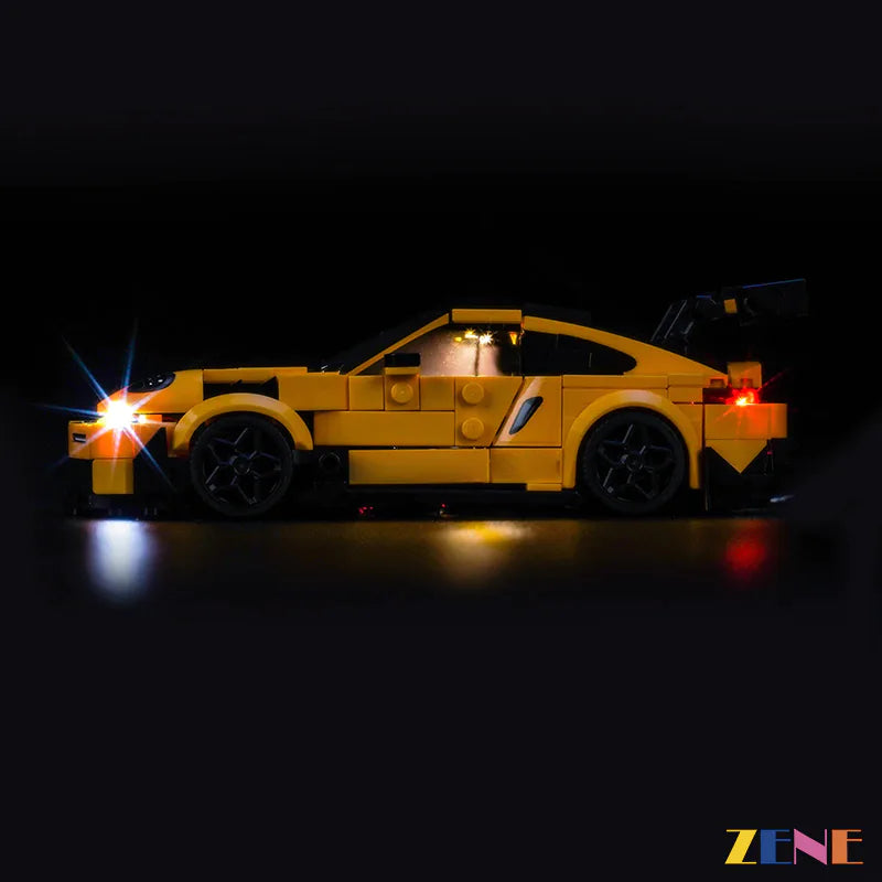 zene bricks LEGO Porsche 911 GT3 RS Super Car Light Kit for #77239
