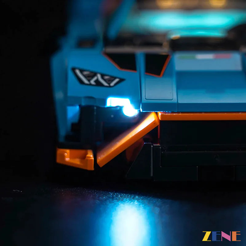 zene bricks LEGO Lamborghini Revuelto & Huracán STO Light Kit for #77238