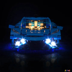 LEGO Chevrolet Corvette Stingray Blue Light Kit for #42217
