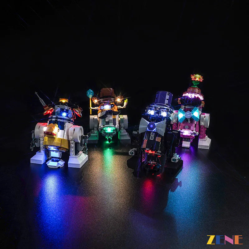 zene bricks Light Kit for LEGO Creative Play Droid Builder #75392