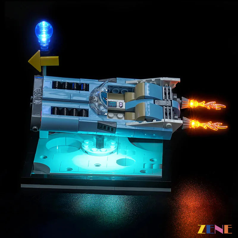 zene bricks LEGO Flying Moon Car Light Kit for #40789