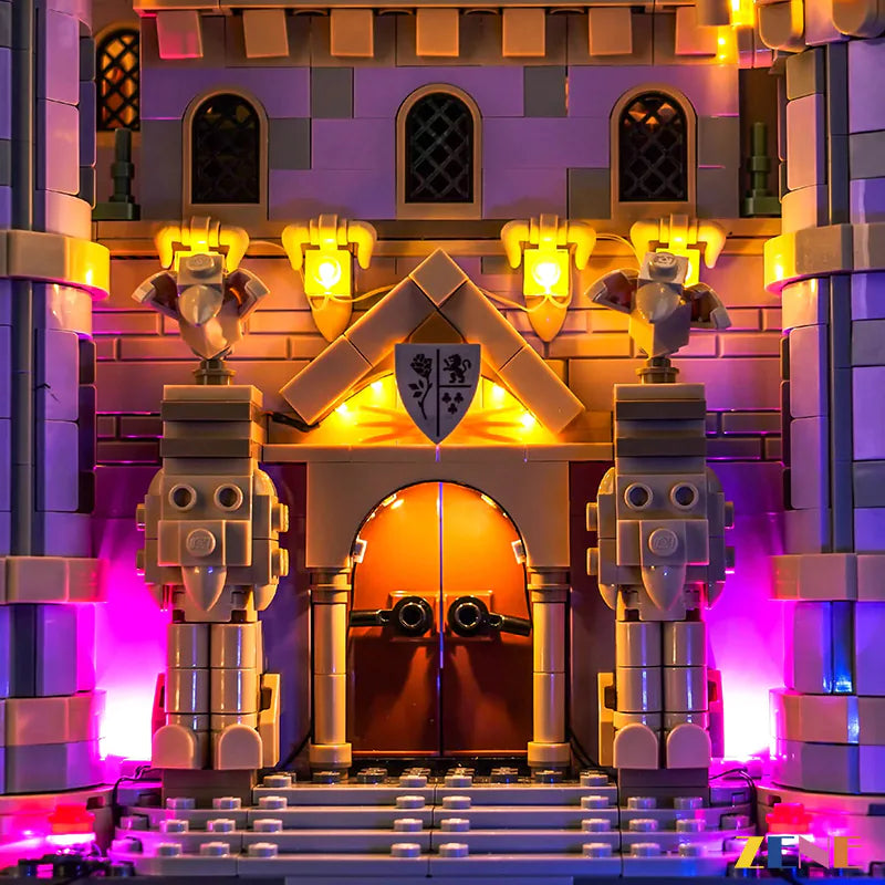 zene bricks Light Kit for LEGO Beauty and the Beast Castle #43263