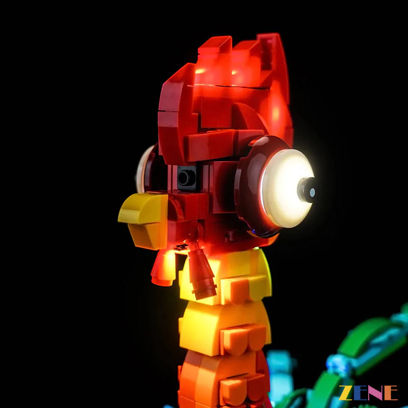 zene bricks Light Kit for LEGO Disney Heihei #43272