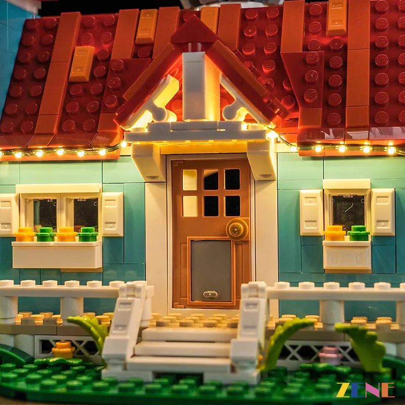 zene bricks Light Kit for LEGO Lilo and Stitch Beach House #43268