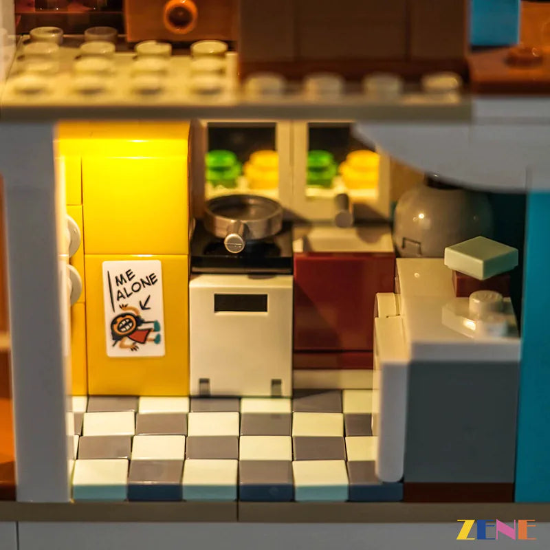 zene bricks Light Kit for LEGO Lilo and Stitch Beach House #43268